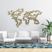 Load image into Gallery viewer, World Map Wall Art - Basic / Premium ( MPZN01 )
