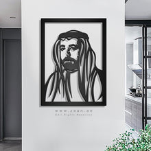 Load image into Gallery viewer, Sheikh Sultan bin Muhammad Al-Qasimi الشيخ سلطان بن محمد القاسمي - Basic ( Wood &amp; Acrylic )
