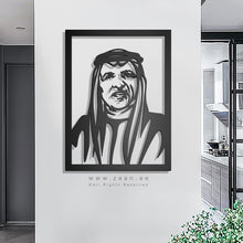 Load image into Gallery viewer, Sheikh Saud bin Saqr Al Qasimi الشيخ سعود بن صقر القاسمي - Basic ( Wood &amp; Acrylic )
