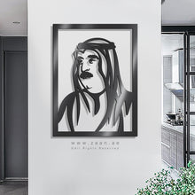 Load image into Gallery viewer, Sheikh Saud bin Rashid Al Muallah الشيخ سعود بن راشد بن أحمد المُعلا - Basic ( Wood &amp; Acrylic )
